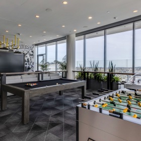 Resident Games Room with foosball, billiards, pin ball and more Resident Games Room with foosball, billiards, pin ball and more