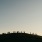 Hill during twilight