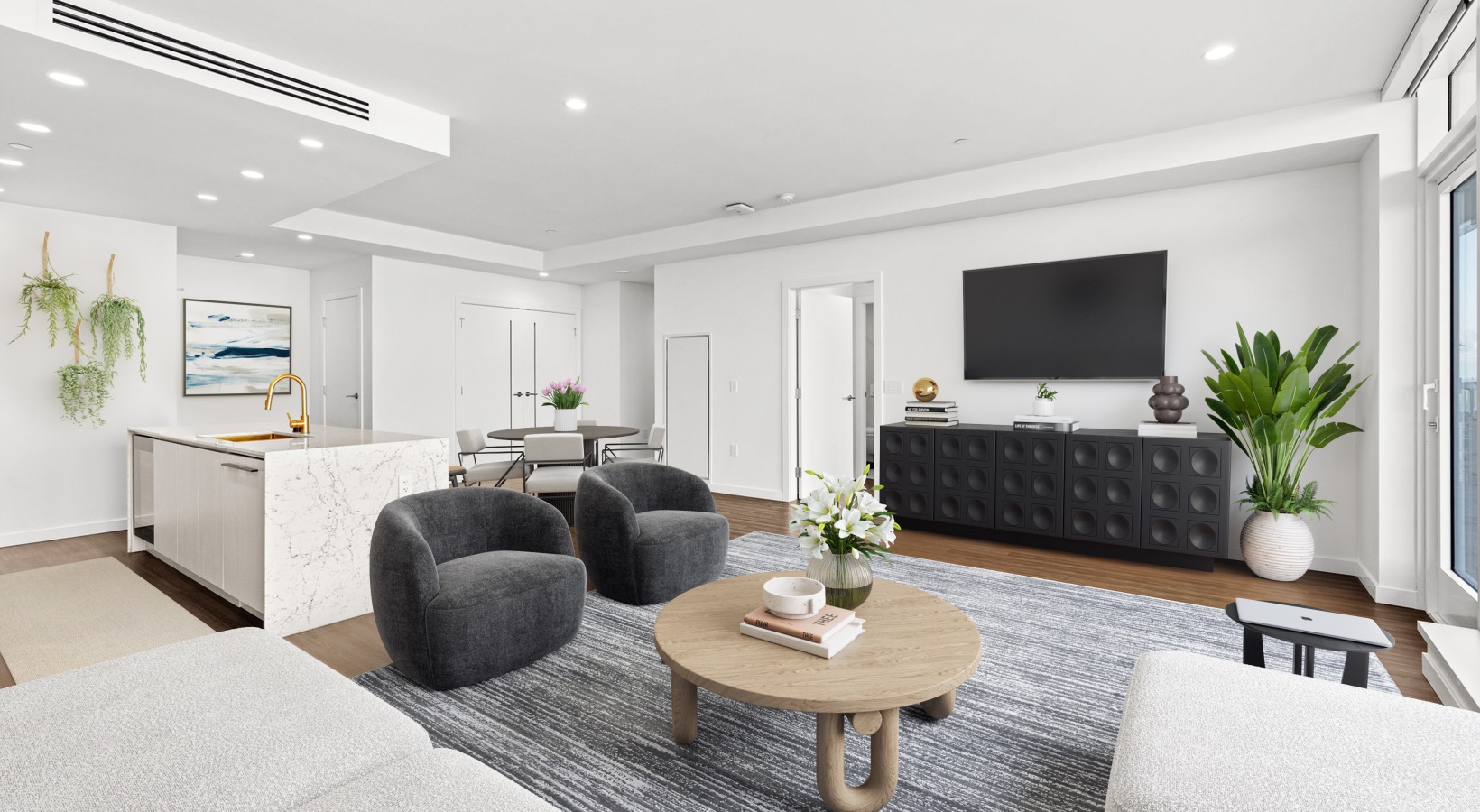 Penthouse 4003 Living Room